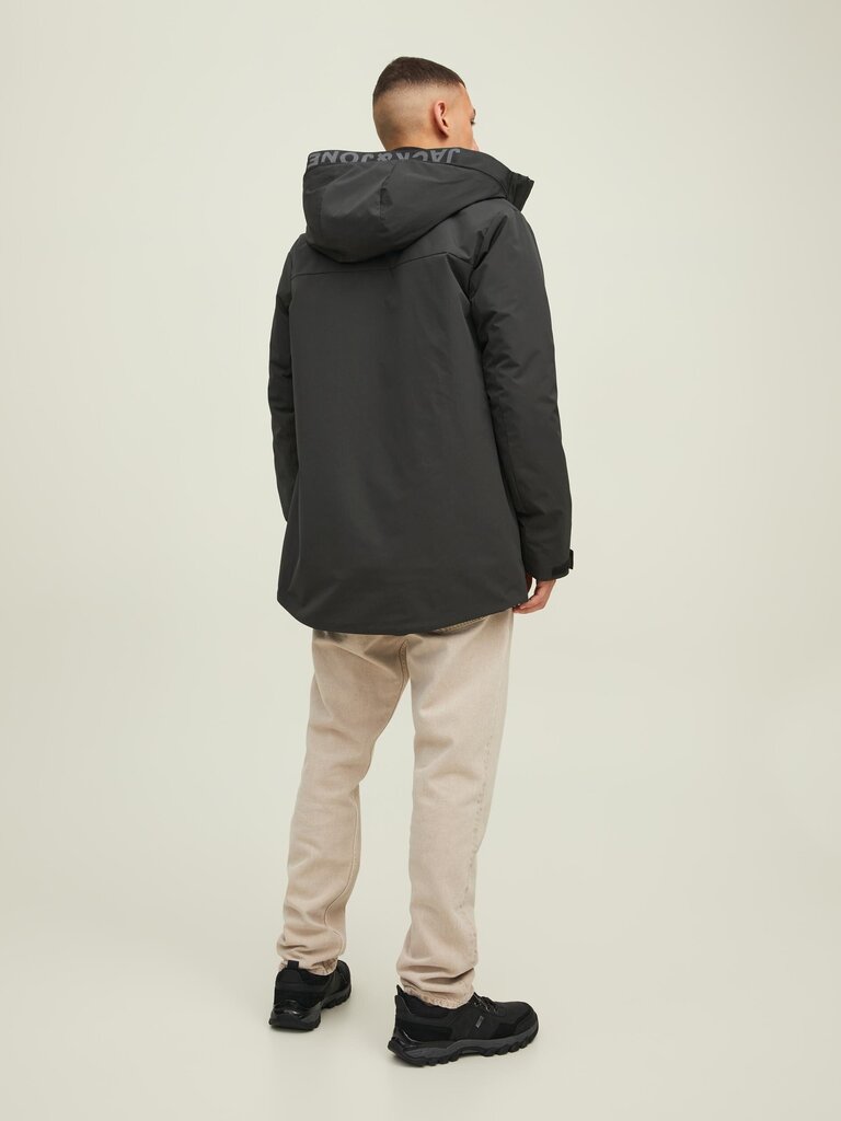 Jack & Jones meeste parka 120g 12216910*01, must hinta ja tiedot | Miesten ulkoilutakit | hobbyhall.fi