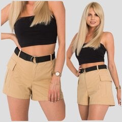 Naisten shortsit Sara, beige hinta ja tiedot | Naisten shortsit | hobbyhall.fi