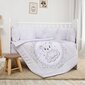 Lorelli lasten vuodevaatesetti Little Bear Grey, 140x95, 5 osaa hinta ja tiedot | Vuodevaatteet lapsille | hobbyhall.fi