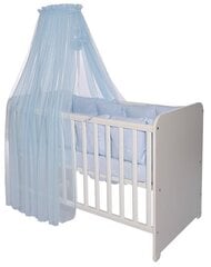 Lasten sängyn baldakiini Lorelli Pom Pom, sininen, 480x160 cm hinta ja tiedot | Vauvan tyynyt ja peitot | hobbyhall.fi