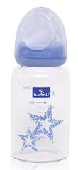 Lasinen pullo Lorelli Anti Colic 1020087-0004, 0+ kk, 120 ml hinta ja tiedot | Tuttipullot ja tarvikkeet | hobbyhall.fi