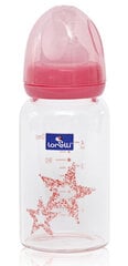 Lasinen pullo Lorelli Anti Colic 1020087-0003, 0+ kk, 120 ml hinta ja tiedot | Tuttipullot ja tarvikkeet | hobbyhall.fi