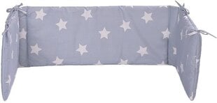 Lorelli sängynreunus 145x27 cm, Stars grey mist hinta ja tiedot | Lasten turvallisuus | hobbyhall.fi