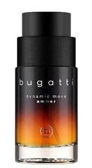 Hajuivesi Bugatti Dynamic Move Amber EDT miehille, 100 ml hinta ja tiedot | Miesten hajuvedet | hobbyhall.fi