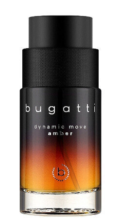 Hajuivesi Bugatti Dynamic Move Amber EDT miehille, 100 ml hinta ja tiedot | Miesten hajuvedet | hobbyhall.fi