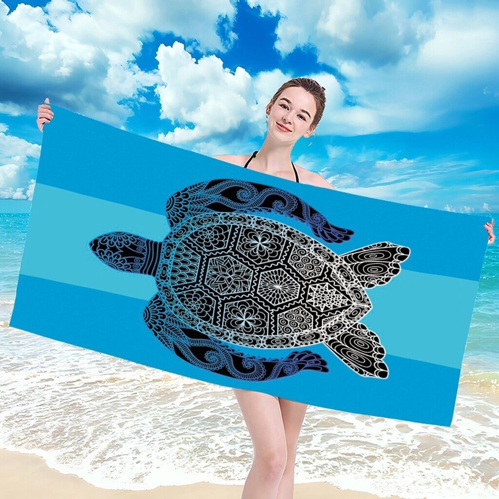 Rantapyyhe Turtle, 100x180 cm hinta ja tiedot | Pyyhkeet | hobbyhall.fi