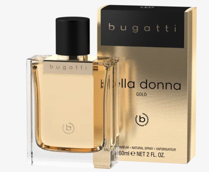 Hajuvesi Bugatti Bella Donna Gold EDP naisille, 60 ml hinta ja tiedot | Naisten hajuvedet | hobbyhall.fi