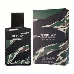 Hajuivesi Replay Signature EDT miehille, 30 ml hinta ja tiedot | Miesten hajuvedet | hobbyhall.fi