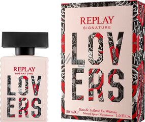 Hajuivesi Replay Signature Lovers EDT naisille, 30 ml hinta ja tiedot | Naisten hajuvedet | hobbyhall.fi