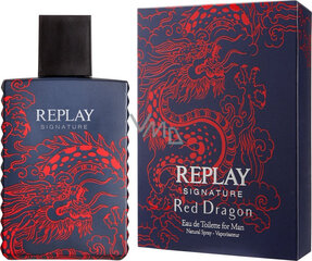 Hajuivesi Replay Signature Red Dragon EDT miehille, 30 ml hinta ja tiedot | Miesten hajuvedet | hobbyhall.fi