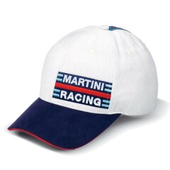 Miesten lippalakki Sparco Martini Racing S3723295, valkoinen hinta ja tiedot | Miesten hatut, huivit ja käsineet | hobbyhall.fi