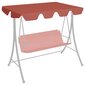 vidaXL Vaihtokatos puutarhakeinuun terracotta 150/130x105/70 cm hinta ja tiedot | Puutarhakeinut | hobbyhall.fi