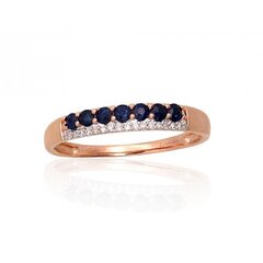 Золотое кольцо с бриллиантами "Афина VI" из красного золота 585 пробы hinta ja tiedot | Sormukset | hobbyhall.fi
