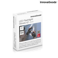 Käsineet LED-valolla Gleds InnovaGoods hinta ja tiedot | Työkäsineet | hobbyhall.fi