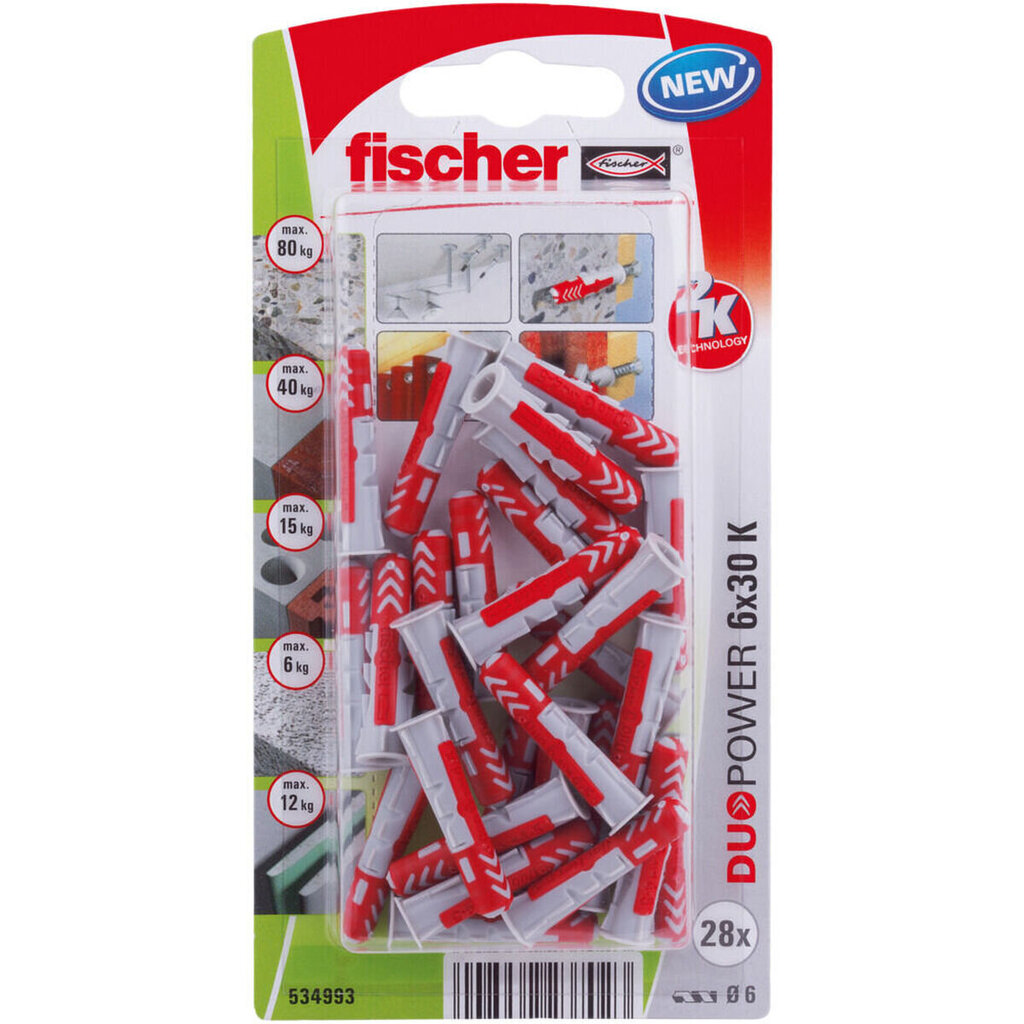 Ruuvitaltat Fischer DuoPower 534993 hinta ja tiedot | Käsityökalut | hobbyhall.fi