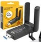 WI-FI-sovitin USB 3.0, 1300 Mbps hinta ja tiedot | Adapterit | hobbyhall.fi