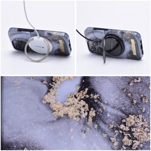 Forcell F-Protect Mirage MagSafe iPhone 14 Pro 6,1", Marble mist hinta ja tiedot | Puhelimen kuoret ja kotelot | hobbyhall.fi