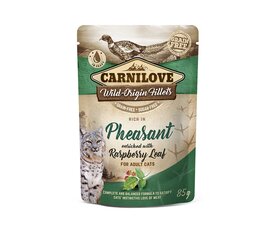 Carnilove Pheasant Raspberry Leaves, 85g x 12 hinta ja tiedot | Kissanruoka | hobbyhall.fi