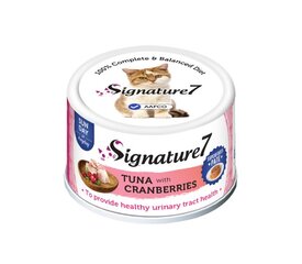 Signature 7 Tonnikala karpaloilla Pate kissan märkäruoka, 80 g x 12 hinta ja tiedot | Signature7 Lemmikit | hobbyhall.fi