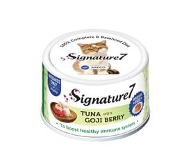 Signature 7 tonnikala ja Goji Pate kissan märkäruoka, 80 g x 12 hinta ja tiedot | Signature7 Lemmikit | hobbyhall.fi