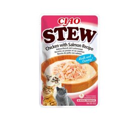 Ciao Cat Stew Chicken Lohi viljaton kissan märkäruoka, 40g x 12 hinta ja tiedot | Ciao Lemmikit | hobbyhall.fi