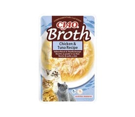 Ciao Cat Broth kanatonnikalan viljaton kissan märkäruoka, 40g x 12 hinta ja tiedot | Kissanruoka | hobbyhall.fi