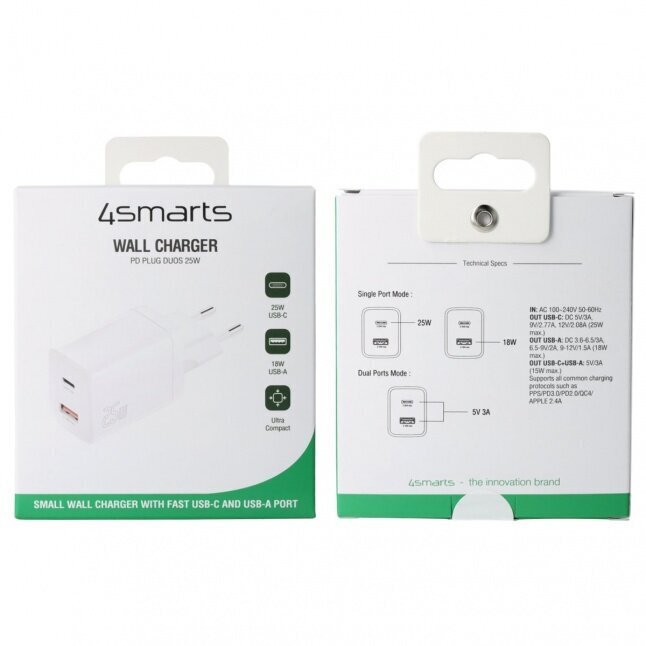 4smarts VoltPlug PD hinta ja tiedot | Puhelimen laturit | hobbyhall.fi