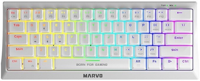 Marvo KG962 60% US Blue hinta ja tiedot | Näppäimistöt | hobbyhall.fi