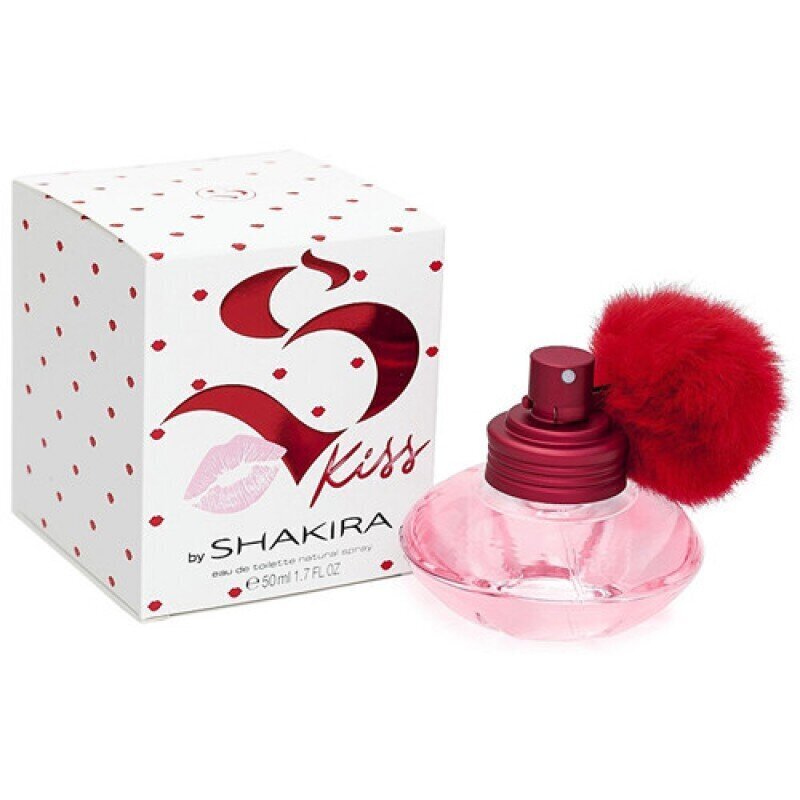 Toalettivesi Shakira S Kiss EDT naisille, 50 ml hinta ja tiedot | Naisten hajuvedet | hobbyhall.fi