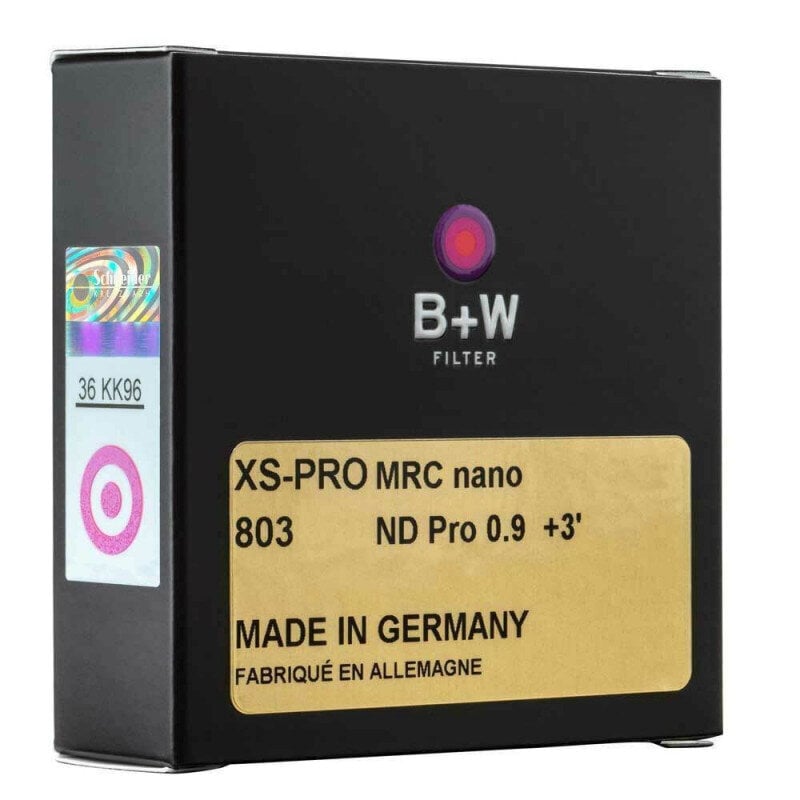 B+W XS-PRO 803 ND 0,9 58mm hinta ja tiedot | Kameran suotimet | hobbyhall.fi