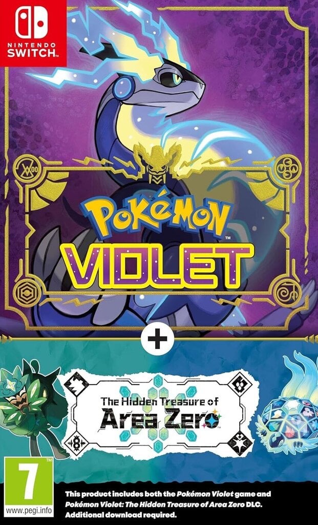 Pokémon Violet + The Hidden Treasure of Area Zero Expansion Pass NSW hinta ja tiedot | Tietokone- ja konsolipelit | hobbyhall.fi