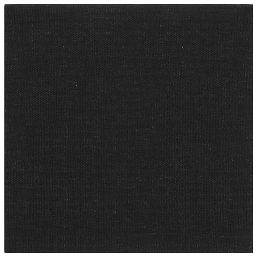 Seinäpaneelit, 12 kpl, musta, 30x30cm, kangas, 1,08m² hinta ja tiedot | Sisustuspaneelit | hobbyhall.fi