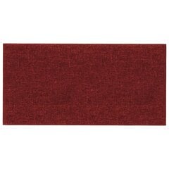 Seinäpaneelit, 12 kpl, viini, 30x15cm, kangas, 0,54m² hinta ja tiedot | Sisustuspaneelit | hobbyhall.fi