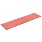 Seinäpaneelit, 12 kpl, pinkki, 60x15cm, sametti, 1,08m² hinta ja tiedot | Sisustuspaneelit | hobbyhall.fi