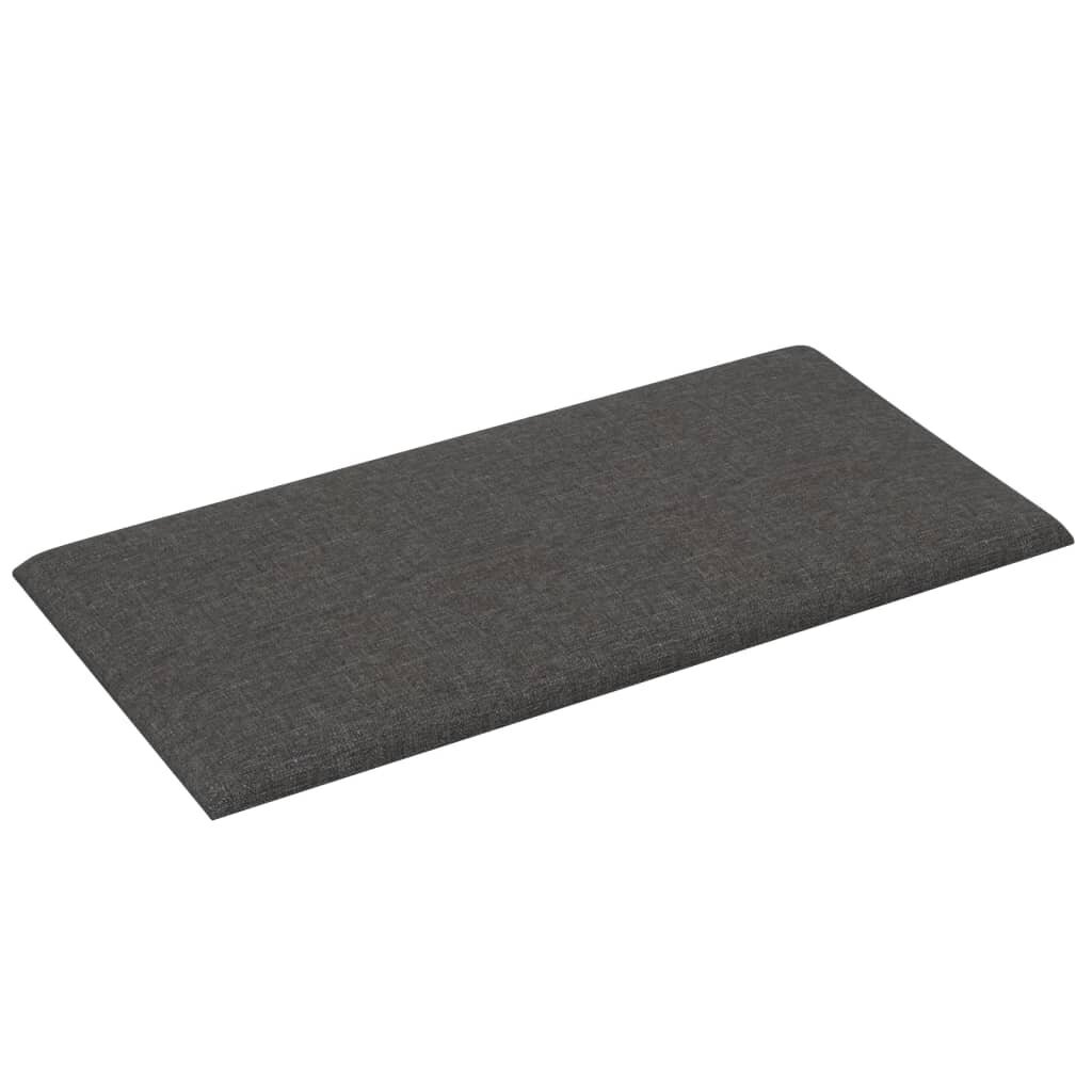 Seinäpaneelit, 12 kpl, harmaa, 60x30cm, kangas, 2,16m² hinta ja tiedot | Sisustuspaneelit | hobbyhall.fi