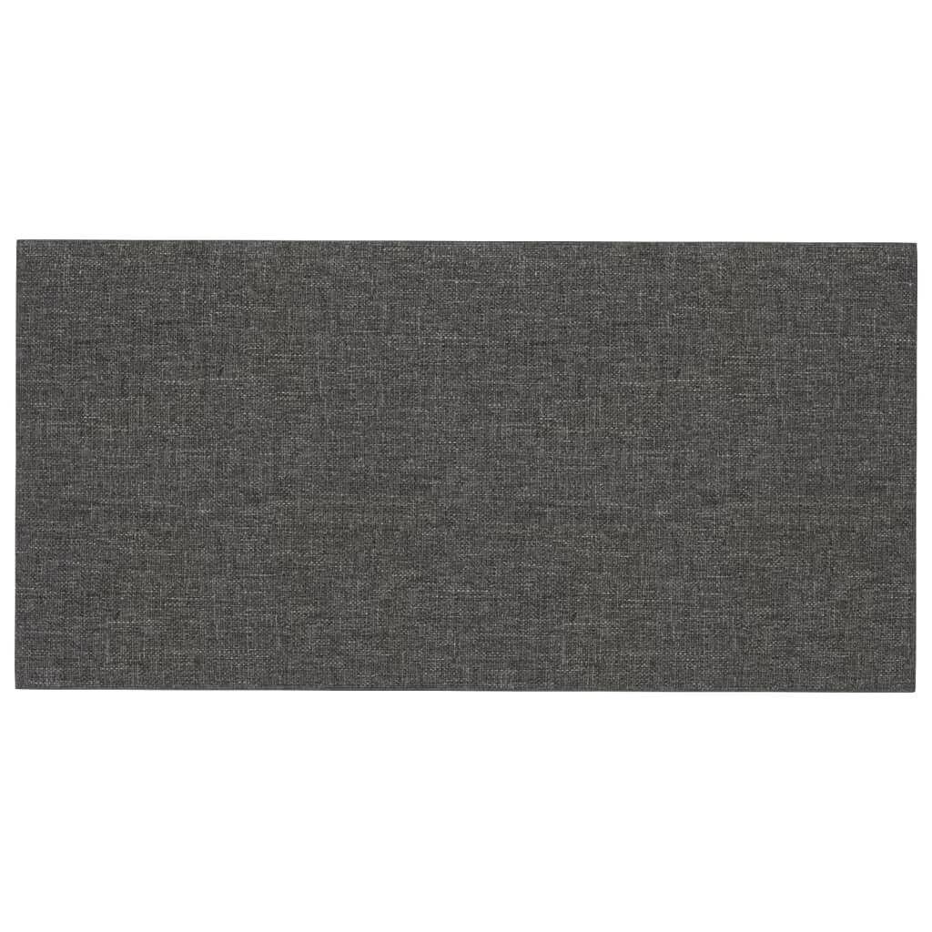 Seinäpaneelit, 12 kpl, harmaa, 60x30cm, kangas, 2,16m² hinta ja tiedot | Sisustuspaneelit | hobbyhall.fi