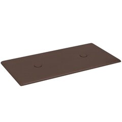 Seinäpaneelit, 12 kpl, ruskea, 30x15cm, keinonahka, 0,54m² hinta ja tiedot | Sisustuspaneelit | hobbyhall.fi