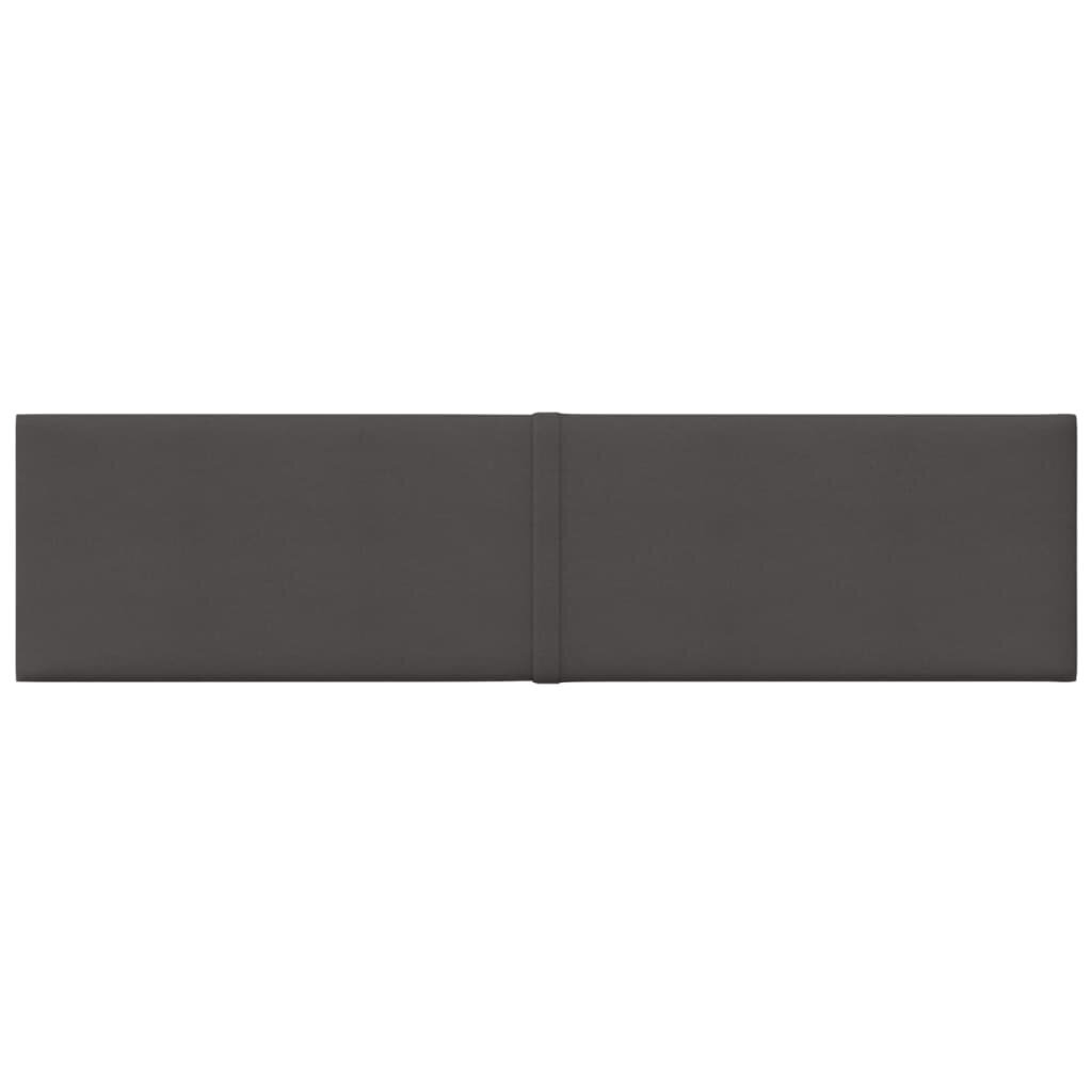 Seinäpaneelit, harmaa, 12 kpl, 60x15 cm, 1,08m² hinta ja tiedot | Sisustuspaneelit | hobbyhall.fi