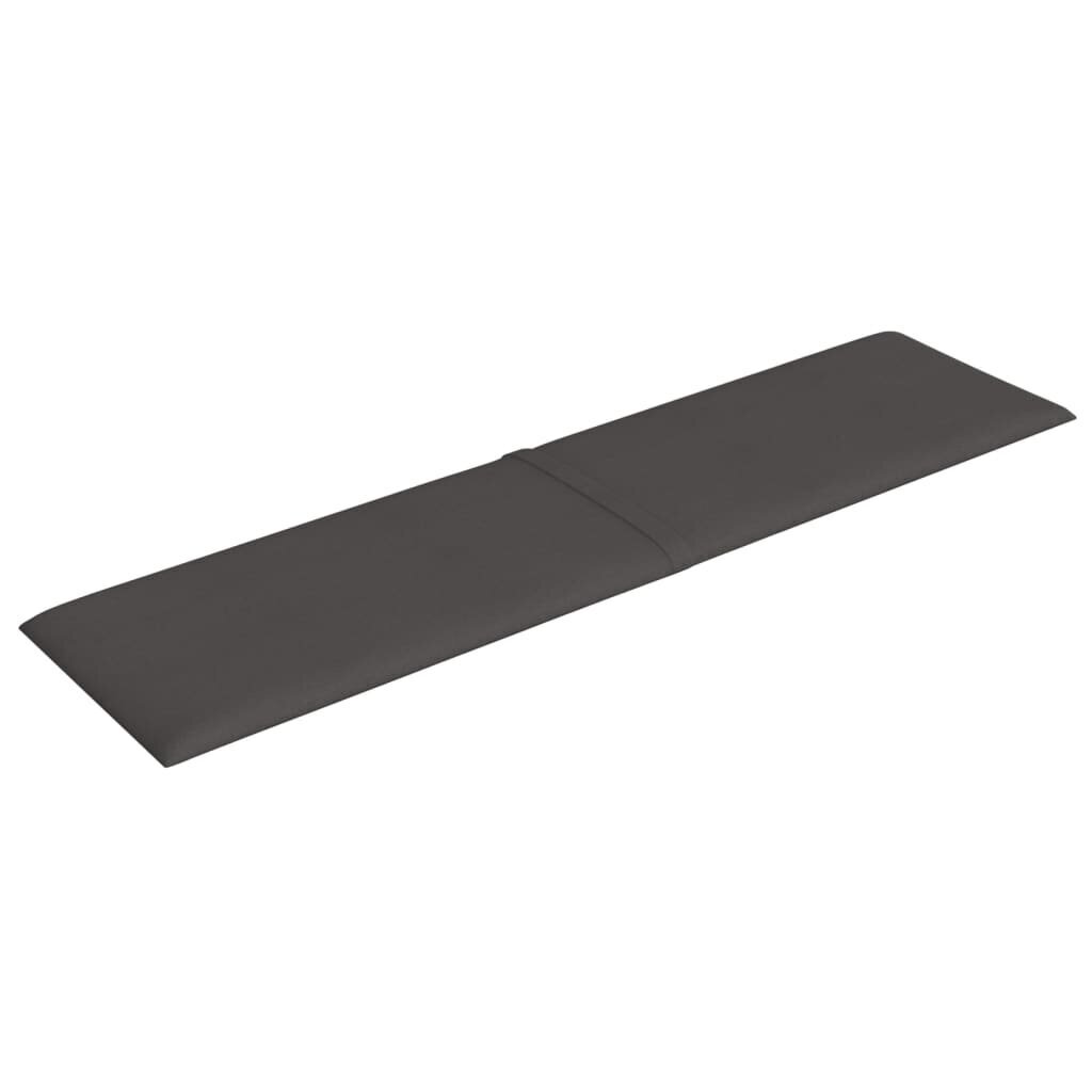 Seinäpaneelit, harmaa, 12 kpl, 60x15 cm, 1,08m² hinta ja tiedot | Sisustuspaneelit | hobbyhall.fi