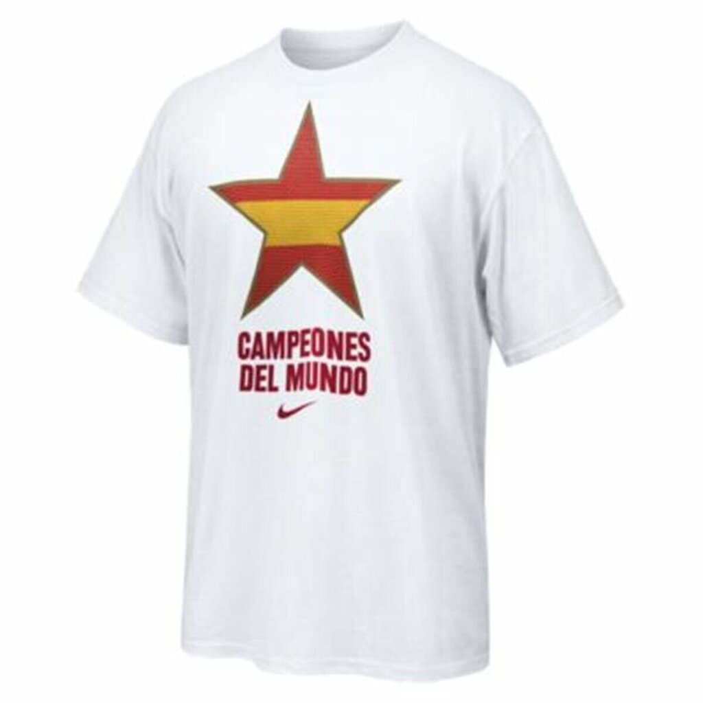 Nike Estrella España Campeones del Mundo 2010 valkoinen miesten lyhythihainen paita hinta ja tiedot | Miesten T-paidat | hobbyhall.fi