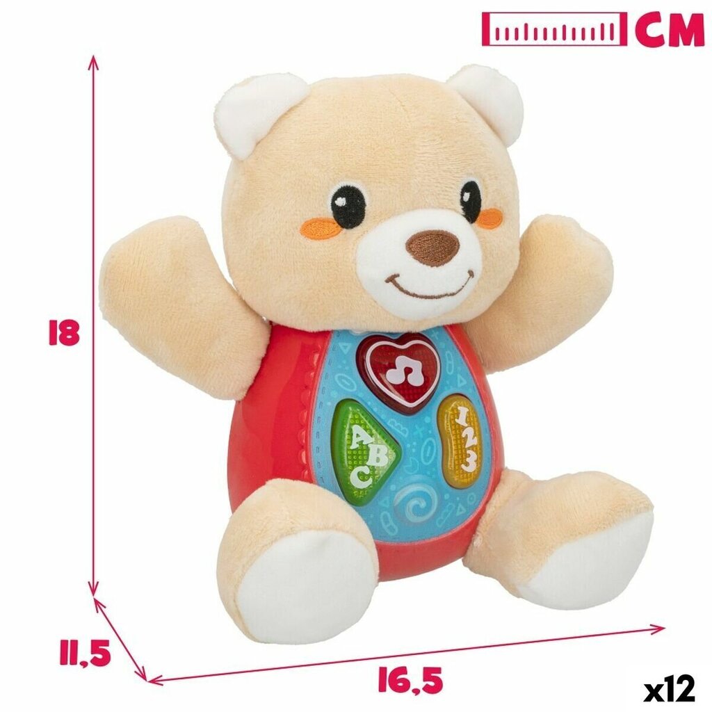 Pehmolelu äänillä Winfun Bear, 12 kpl. hinta ja tiedot | Pehmolelut | hobbyhall.fi