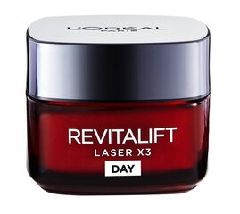 L'Oreal Paris Revitalift Laser -päivävoide 50ml hinta ja tiedot | L'Oréal Paris Hajuvedet ja kosmetiikka | hobbyhall.fi