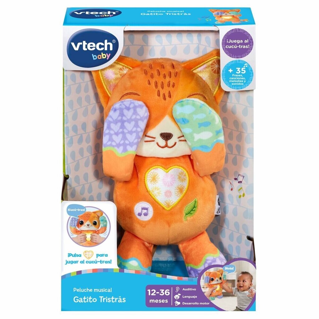 Pehmolelu äänillä Vtech Cat Tristras hinta ja tiedot | Pehmolelut | hobbyhall.fi