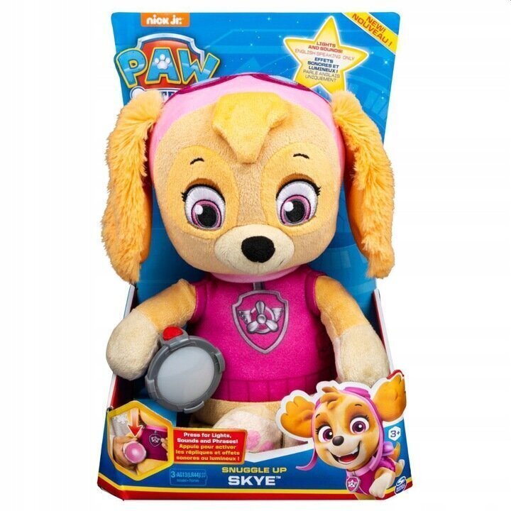 Pehmolelu Skye Paw Patrol Snuggle Up, 29 cm hinta ja tiedot | Pehmolelut | hobbyhall.fi