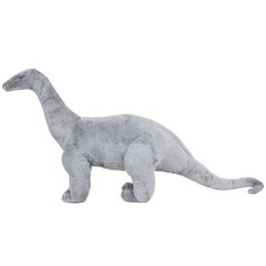 VidaXL Seisova leludinosaurus Brachiosaurus XXL plyysi harmaa hinta ja tiedot | Pehmolelut | hobbyhall.fi