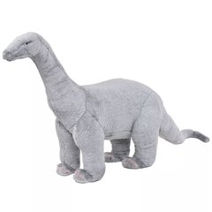 VidaXL Seisova leludinosaurus Brachiosaurus XXL plyysi harmaa hinta ja tiedot | Pehmolelut | hobbyhall.fi