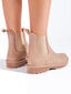 Shelovetin lyhyet beige-helpot hinta ja tiedot | Naisten kumisaappaat | hobbyhall.fi