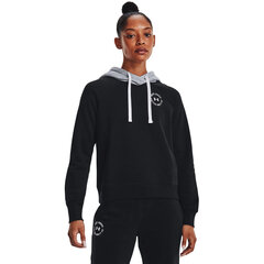 Naisten neule Under Armour Rival Fleece CB musta 1373031 001 hinta ja tiedot | Naisten hupparit, collegepaidat ja villapaidat | hobbyhall.fi