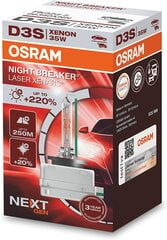 Osram D3S xenonlamppu Night Breaker Laser +200%, 1 kpl hinta ja tiedot | Polttimot | hobbyhall.fi