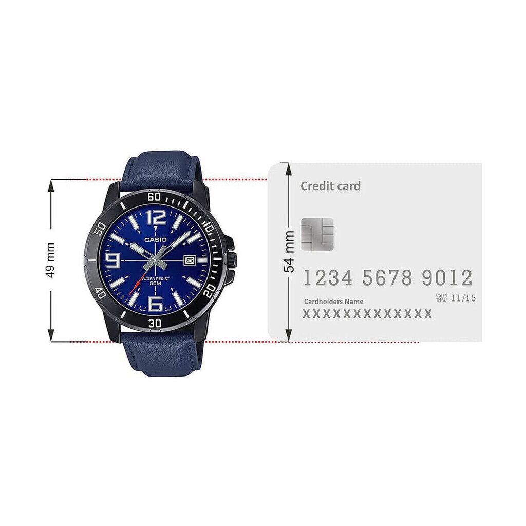 Miesten kello Casio (Ø 45 mm) S7230872 hinta ja tiedot | Miesten kellot | hobbyhall.fi